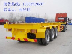 2013年最新型國內骨架式集裝箱運輸車價格-- 梁山專用特種車輛有限公司