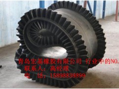裙邊帶防撕裂波狀擋邊帶大傾角擋邊帶qd3-- 青島宏基橡膠有限公司
