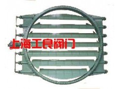 電、手動矩（圓）形多葉調節蝶閥-- 上海工良閥門廠