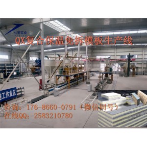 復(fù)合外墻外保溫板生產(chǎn)線(xiàn) FS免拆一體