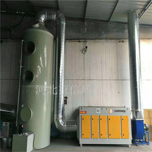 江西環(huán)保廠家噴漆房水噴淋凈化塔廢氣過濾環(huán)保設(shè)備-- 河北京信環(huán)保設(shè)備有限公司