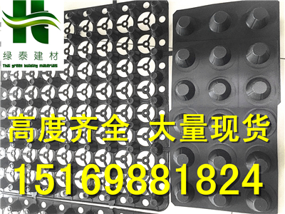 質量大全|北京2公分3公分30高車庫排水板-- 泰安市澤瑞土工材料有限公司
