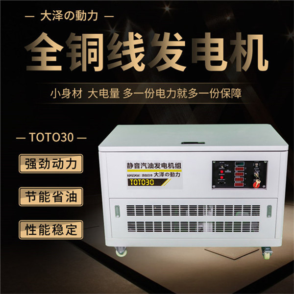 大澤靜音35千瓦無刷汽油發電機-- 上海豹羅實業有限公司