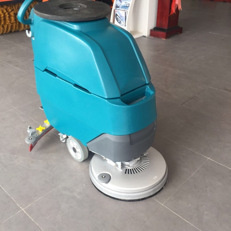 工業物業小區環氧地坪手推電動洗地機530型金剛砂地磚清洗車-- 山東豪沃工程機械有限公司