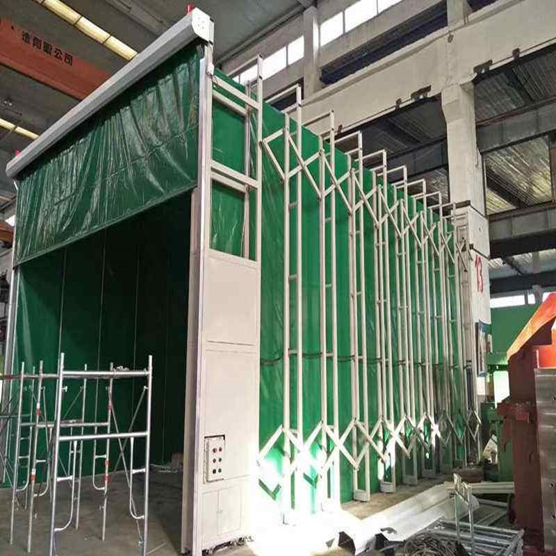 移動式伸縮噴漆房結構特征、使用方法-- 山東新邁節能環?？萍加邢薰? class=